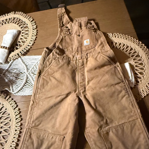 Carhartt Kids Tan Overalls - Picture 2 of 2
